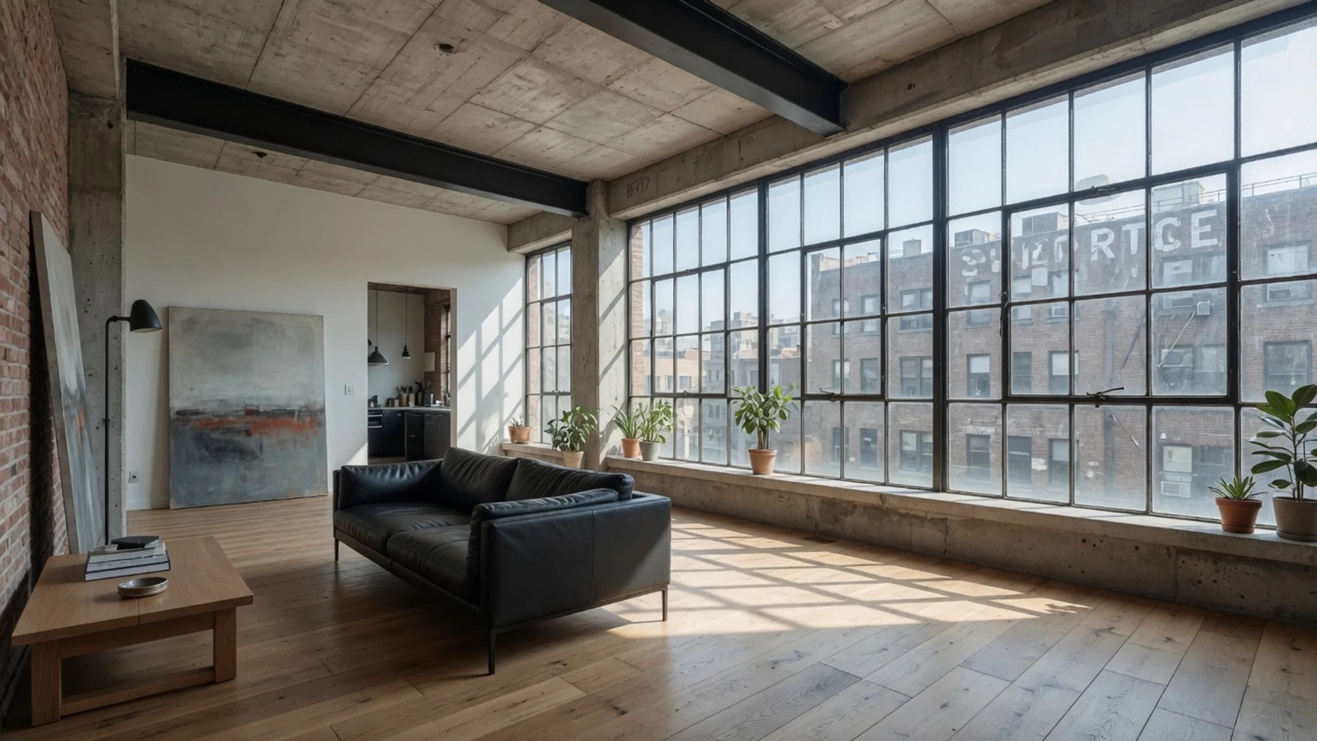 Mieszkanie 05 — loft / wysoki salon