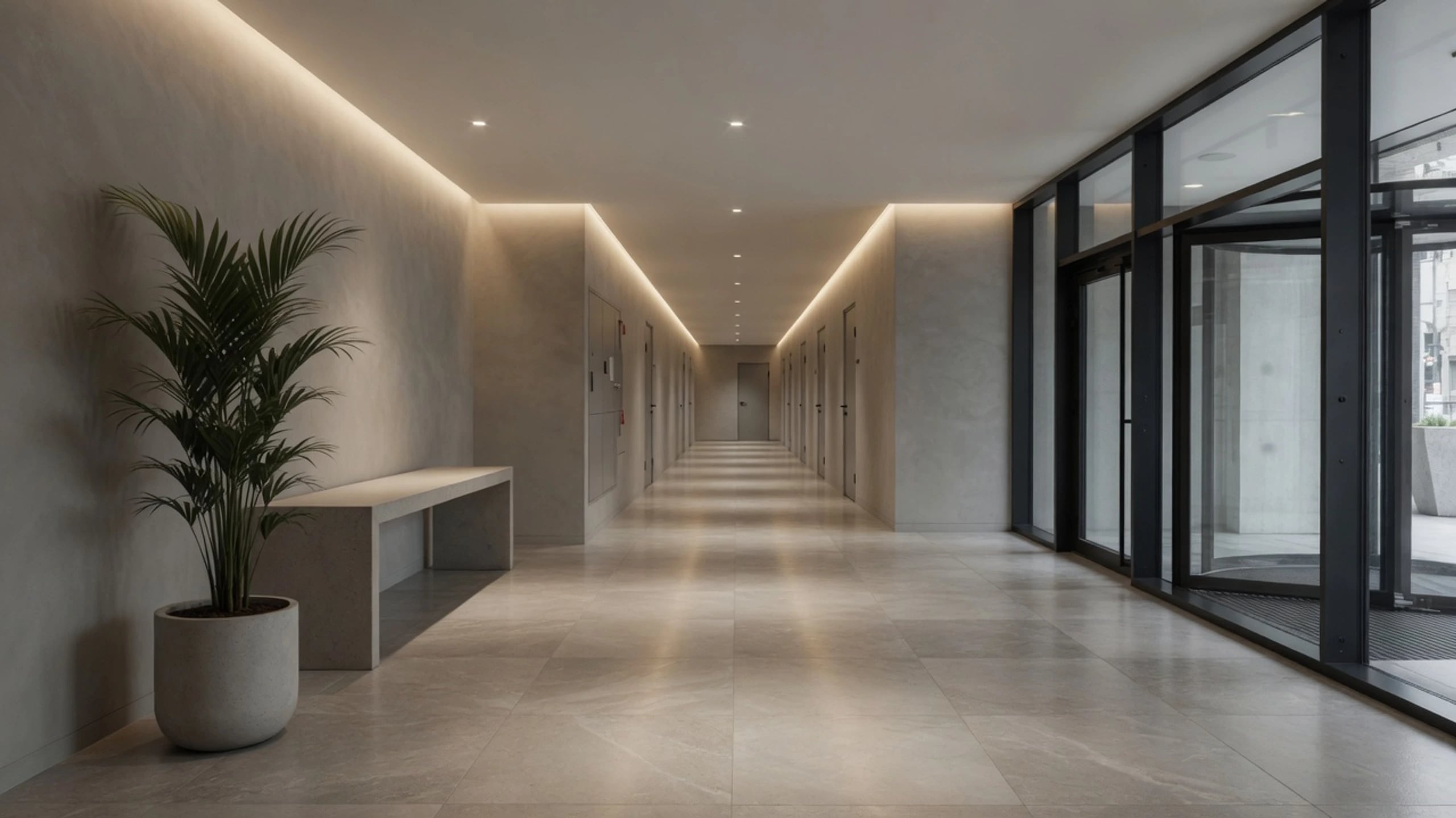 Części wspólne 05 — hol mikrocement premium