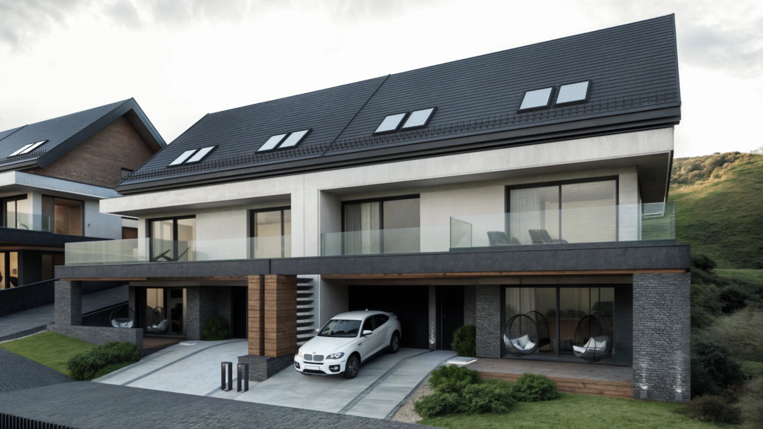 DOM-129 - BLIŹNIAK TWIN NATURE — projekt domu