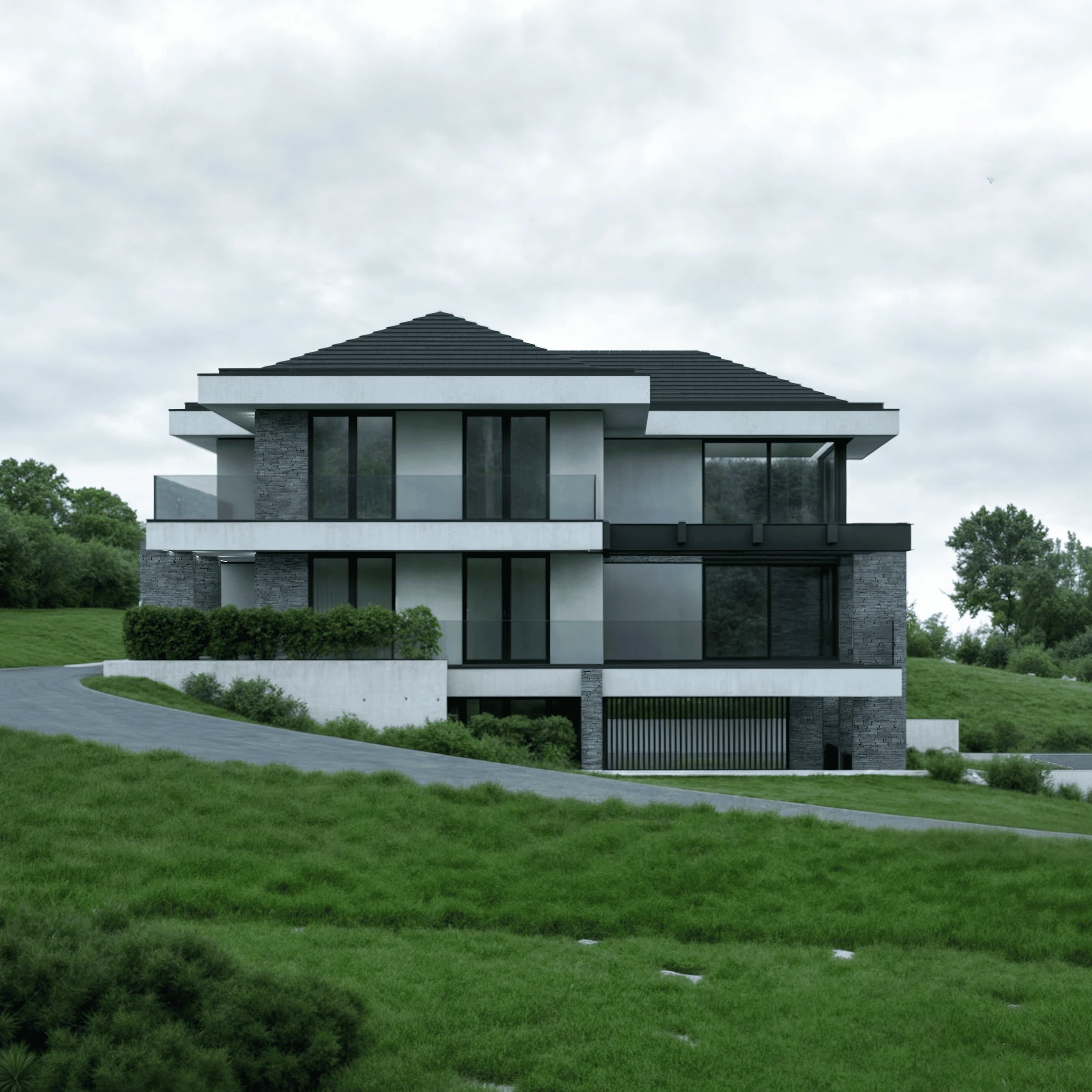 Widok boczny domu 141 Vetra w Świdniku