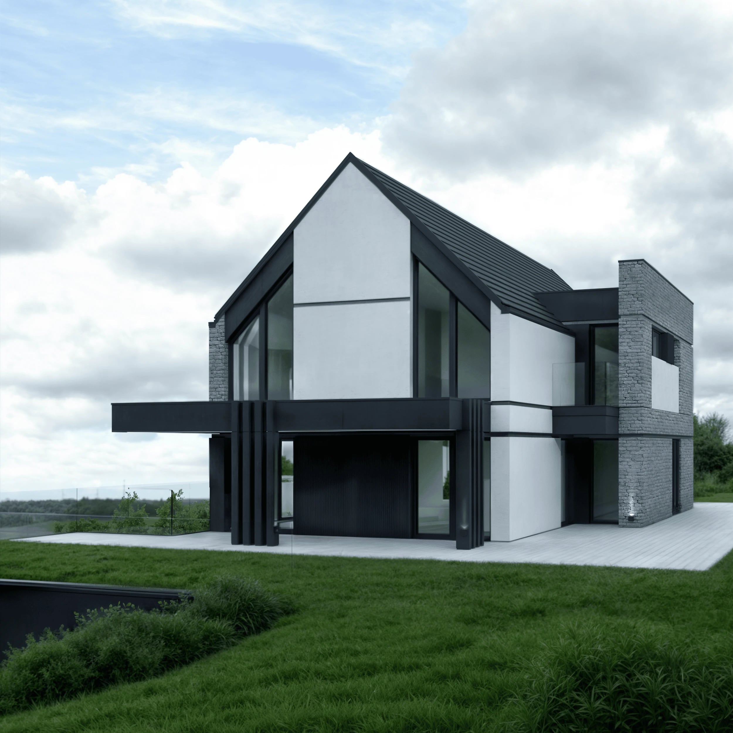 Taras przy domu premium 139 Cichy Brzeg II
