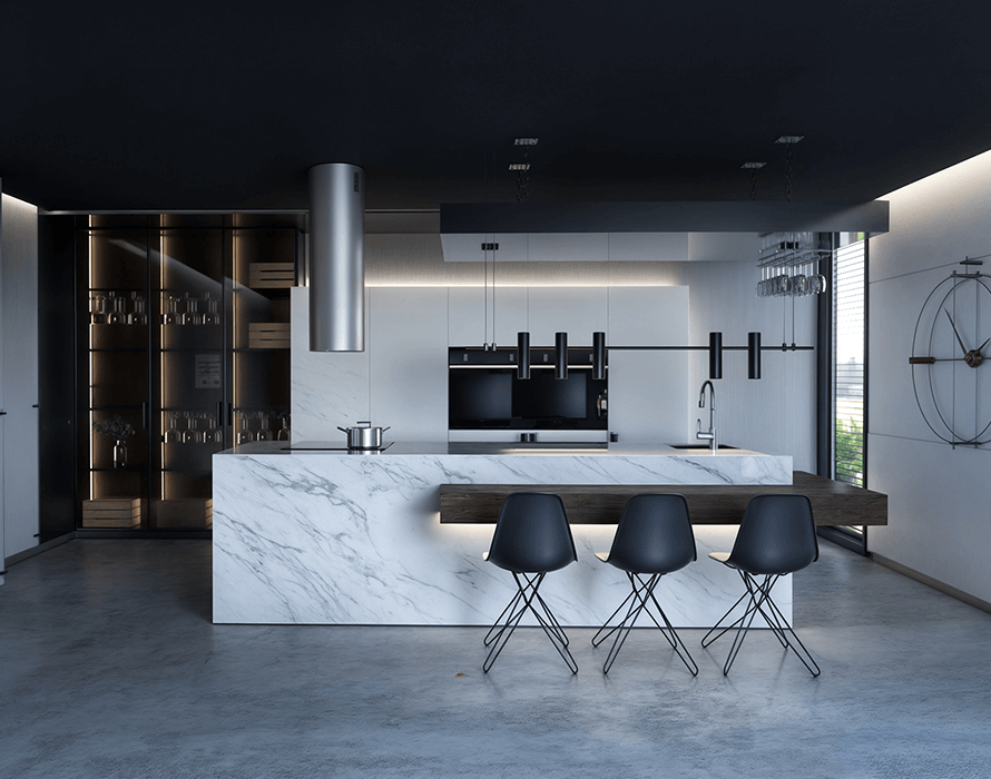 Nowoczesne i funkcjonalne wnętrza zaprojektowane przez 3DK PROJEKT