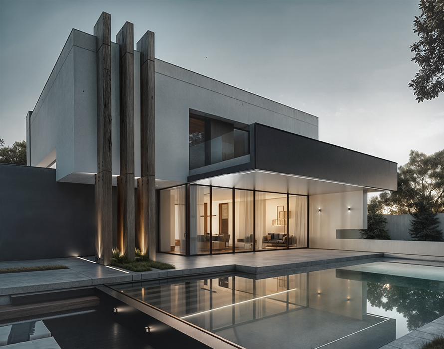 Projekt architektoniczny nowoczesnego domu jednorodzinnego – 3DK Projekt