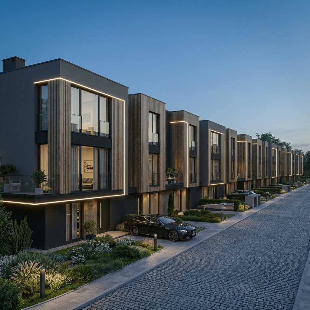 Domy Szeregowe i Budownictwo Wielorodzinne Premium